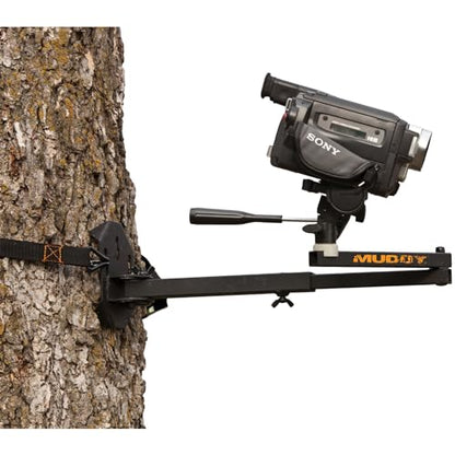 MUDDY MCA100 Basic Trail Arm, 360 Degree Head and 180 Degree Arm | 360 Degree Adjustable Forearm and Head, 180 Degree Extension, Quick-Release Mount, Includes Ratchet Strap, 4 Lb Weight Rating - style: Basic Camera Arm