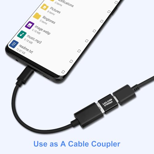 USB 3.0/3.1 Male to USB-C Male Adapter (2 Pack), OTG 3.0/3.1 USB A to Type-C Adapter, Fast Data Transfer up to Gen2 10Gbps, USB C Connector Connection or Data Cable Extension - style: TYPEC-Male-USBA-Male