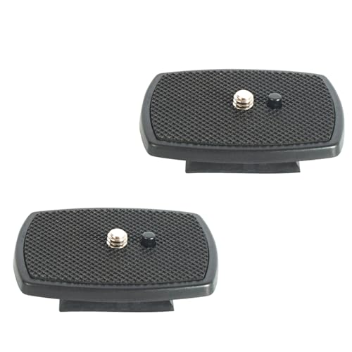 2 Pack Quick Release Plate Camera Tripod Adapter Compatible with 60" Tripod, VCT668 ST666 690 (1.69 * 1.69Inch/43 * 43mm) - color: 1.69*1.69Inch/43*43mm