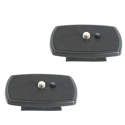 2 Pack Quick Release Plate Camera Tripod Adapter Compatible with 60" Tripod, VCT668 ST666 690 (1.69 * 1.69Inch/43 * 43mm) - color: 1.69*1.69Inch/43*43mm