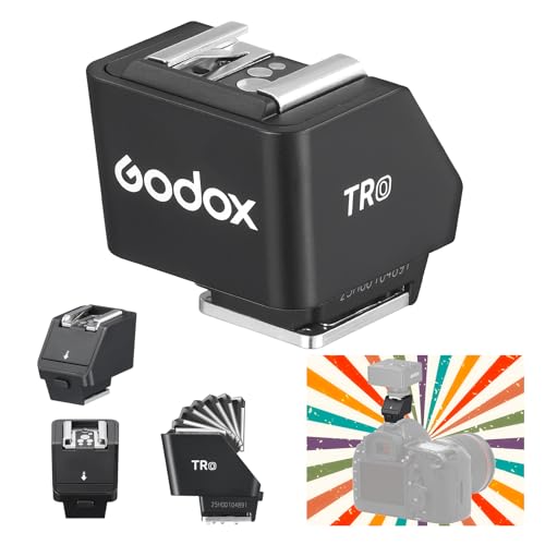 Godox TR-O TTL Hot Shoe Extender Riser for Olympus, 0-90° Tilt Bracket Compatible with Godox iT30Pro iT20 iT22 IM20 IM22 IM30, Bounce Flash Adapter for Mini Speedlite Under 300g - size: Godox TR-O