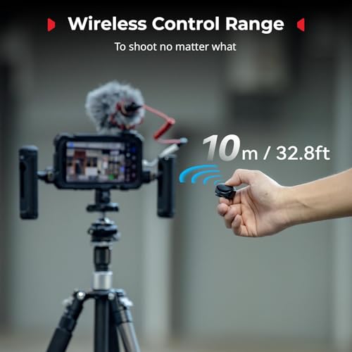 SmallRig Phone Video Cage Dual Handheld Kit for iPhone 17 Pro Max, Phone Rig with Wireless Quick Release Side Handle, 17mm T-Mount Lens Backplate for Video Recording/YouTube/Live Streaming/Vlog - 5541 - style: Dual Handheld Kit