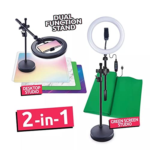 Studio creator 2 2-in1 Green Screen Studio and Desktop Studio