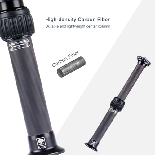 SIRUI SL-100 Two-Section Carbon Fiber Center Column-Tripod Extender-Tripod Extension Tube - size: SL-100