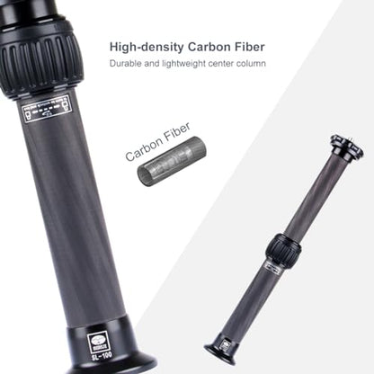 SIRUI SL-100 Two-Section Carbon Fiber Center Column-Tripod Extender-Tripod Extension Tube - size: SL-100