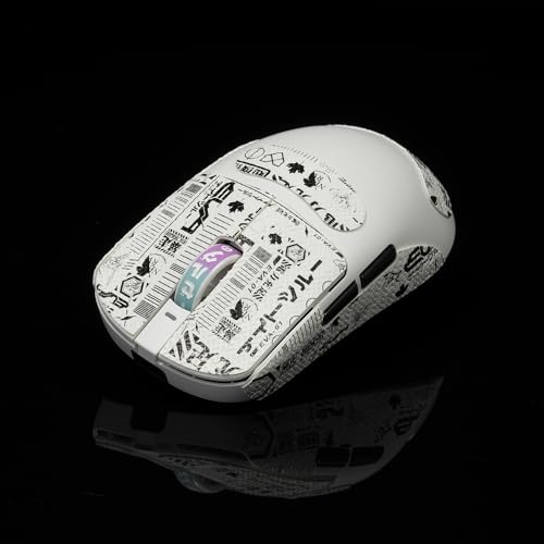 Gamer Mouse Grip Tape Sticker for VGN Dragonfly R1 Pro MAX VXE Non Slip Suck Sweat Pre Cut Easy Install EVA Black - color: Eva Black