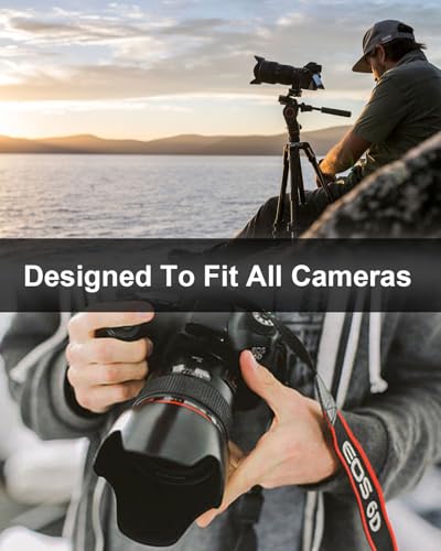 4-Pack 1/4"-20 D Ring Camera Screw Adapter, Silver | Stainless Steel D Ring Screws With Rubber Padding, Fits Tripods, Camera Straps, Selfie Sticks, Gimbals & Photography - color: Silver