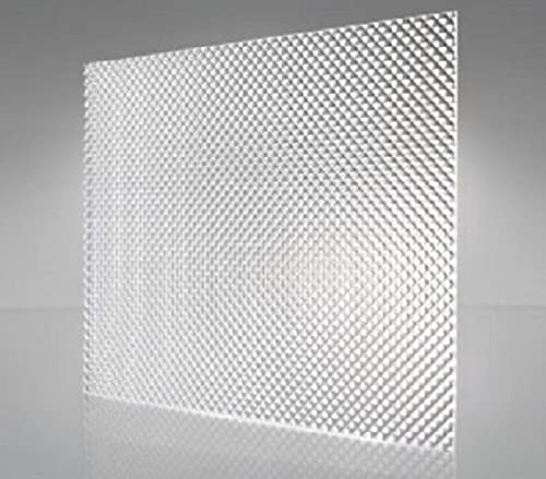 Fluorolite Plastics Clear Acrylic Prismatic Fluorescent and LED lighting Panels 4 Pack 22.5"x22.5" | 0.125" Thick Fluorescent Light Covers for Ceiling Lights, Classroom light covers for Drop Ceiling - size: 22.5"x22.5"