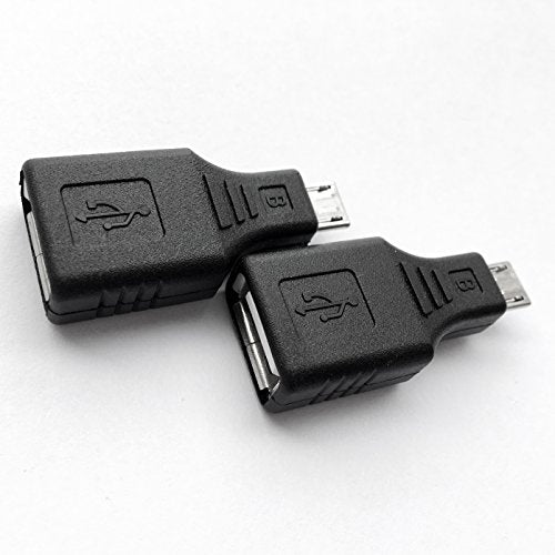 Posdou USB 2.0 Micro USB Male to USB Female OTG Adapter (2 Pack)