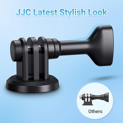 JJC Stylish 1/4 Tripod Mount Adapter for GoPro Go Pro Hero 13 12 11 10 9 8 7 6 5, DJI Osmo Action 4 3, AKASO, Insta360 Ace Pro and Other Action Cameras on Standard 1/4"-20 Tripod Selfie Stick Monopod - size: Tripod Mount (1-Pack)