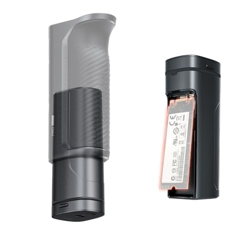 PGYTECH ProShot PSSD Module, M.2 NVMe/SATA SSD Enclosure for ProShot Grip, USB-C 3.2 Gen2 (10Gbps) with Tool-Free Design, Compatible with 2230/2242/2260 SSDs - style: PSSD Module