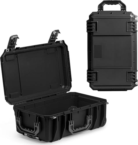 Seahorse 830 Professional Camera Protective Hard Case, TSA Approved, MIL‑Spec, IP67 Waterproof, USA Made for Photographers and Creative Travel Enthusiasts - color: Black, size: 830, style: Empty