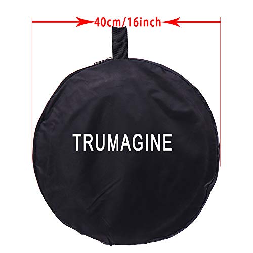 5 in 1 Portable 35"x47"/ 90x120cm Oval Collapsible Multi Disc Photography Studio Photo Camera Lighting Reflector/Diffuser Kit with Carrying Case, Great for Photo Shoots and Taking Pictures in Accurate - size: 35x47inch 5in1
