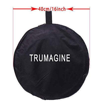 5 in 1 Portable 35"x47"/ 90x120cm Oval Collapsible Multi Disc Photography Studio Photo Camera Lighting Reflector/Diffuser Kit with Carrying Case, Great for Photo Shoots and Taking Pictures in Accurate - size: 35x47inch 5in1