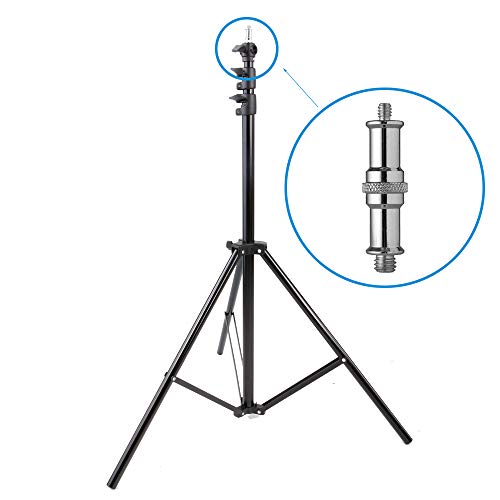 2 Pieces Standard 1/4 to 3/8 inch Metal Male Convertor Threaded Screw Adapter Spigot Stud for Studio Light Stand, Hotshoe/Coldshoe Adapter, Ball Head, Wireless Flash Receiver, Trigger