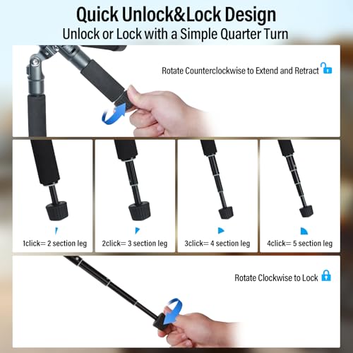 SIRUI Compact Mini Desktop Tripod, 20" Aluminum Portable Small Tabletop Tripod Stand with 360° Ball Head for DSLR, Camera, Phone, Loaded up to 17.64lbs, Phone Holder Included, AM-TT50 - style: AM-TT50