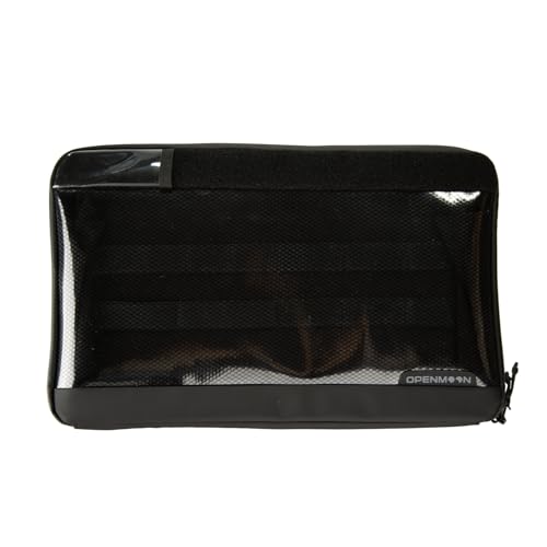 OPENMOON Translucent Storage Electronics & Camera Accessory Pouch - Cable Organizer Gear Accessories Pouch Travel Camera Essentials - L Thin Version