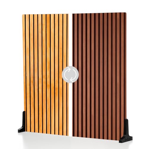 V-FLAT WORLD Duo Board Product Photography Backdrops - 2-Sided Background for Food & Product Photography Background - Includes 2 Legs & Board Mat - 24" x 24", Wood Slats Light/Wood Slats Dark - color: Wood Slats Light/Wood Slats Dark, size: 24 x 24 inches