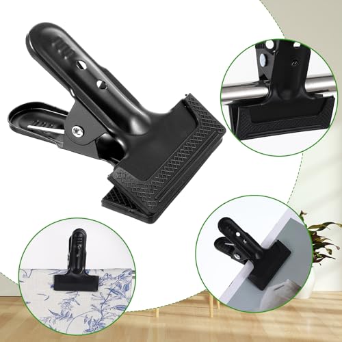 12 Pack Backdrop Spring Clamps - 4.3 Inch Heavy Duty Clips for Photography Background Stands, Woodworking & Home Improvement Projects