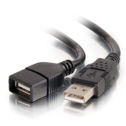 C2G 52106 USB A to A Long USB Extension Cable, 3.28 Feet (1 Meter), Black - color: Black, size: 3.3 Feet, style: USB A Male to A Female