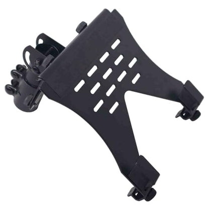 ProX X-LTF01BL Universal Laptop Tray + VESA Monitor Mounting Bracket fits on Speaker Stand 1-3/8" Pole Black
