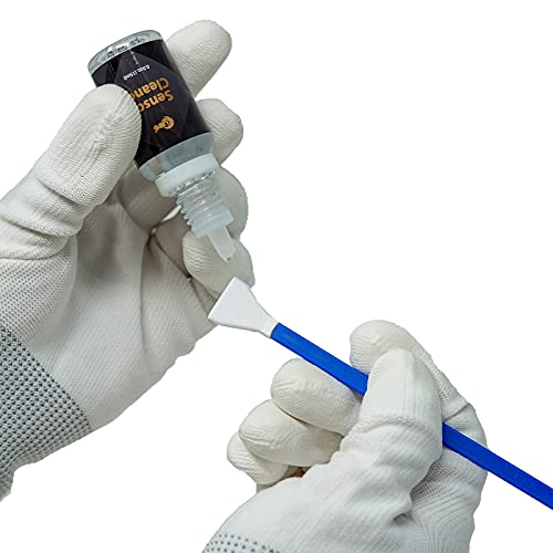 UES APS-C Sensor Cleaning Kit (APSC16) - 14pcs 16mm Sensor Cleaning Swabs & 15ml Alcohol-Free Sensor Cleaner - Compatible with Sony, Nikon, Canon, Fujifilm APS-C DSLR & Mirrorless Cameras