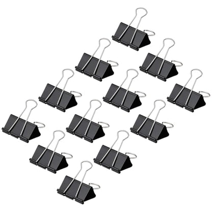 Sieral 12 Pack Balloon Arch Clips 2 Inch Backdrop Clamps Large Binder Clips Black Heavy Duty Clamps for Balloon Arch Birthday Decor Crafts Backdrop Photography Studios Woodworking Home Office