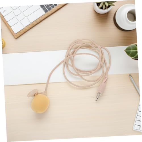 SUPVOX Mini Lavalier Condenser Microphone with Plug Portable Clip Mic for Interviews Vlogging and Meetings Noise Reduction for Audio Recording