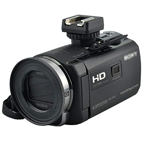 JJC Cold Shoe Mount Adapter for Sony Multi Interface Shoe to Universal Cold Shoe Compatible with Sony Handycam Camcorder HDR-AX53 AX33 AX100 CX675 CX900 CX610E CX530E CX510E CX400E PJ810E PJ790E