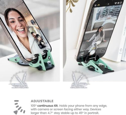 Pocket Tripod PROv2 Wallet-Size iPhone Tripod - Universal Kit (Jasper Green) - color: Jasper Green