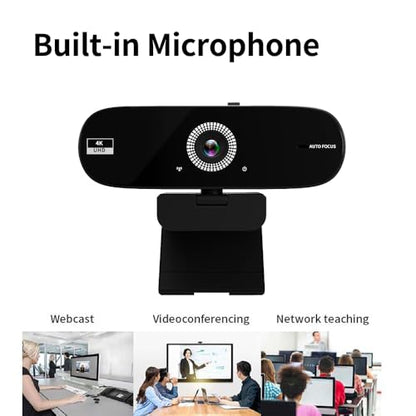 Autofocus Webcam with Privacy Cover (4K) - style: 4K
