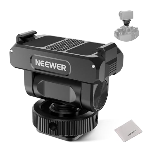 NEEWER Magnetic Mount Adapter Compatible with DJI Osmo Action 5 Pro/4/3, Upgraded Metal Quick Release Action Camera Mount Vlogging Accessories - style: AC012 w/Cleaning Cloth