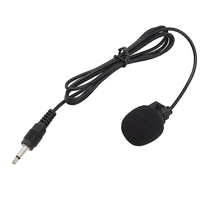 Wired Lavalier Microphone, Noise Reduction Mini Portable Omnidirectional Condenser Mic with Windproof Sponge and, for Interviews Meetings Podcasts Recording