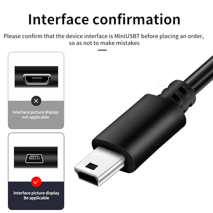 SaiTech IT Mini USB OTG Adapter Cable Black | USB A Female to Mini USB B OTG adapter cable, Compatible with Digital Cameras. - size: 1 Pack