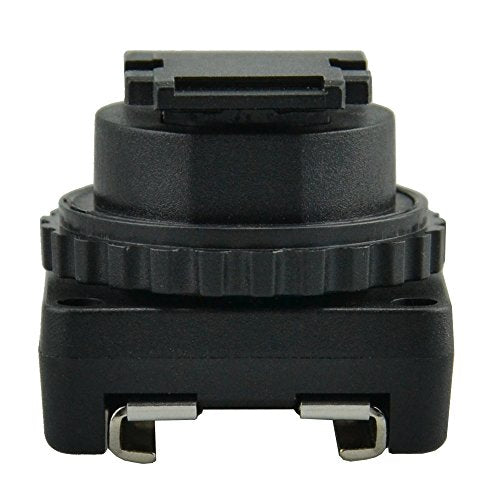 JJC Cold Shoe Mount Adapter for Sony Multi Interface Shoe to Universal Cold Shoe Compatible with Sony Handycam Camcorder HDR-AX53 AX33 AX100 CX675 CX900 CX610E CX530E CX510E CX400E PJ810E PJ790E