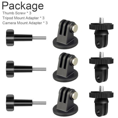 Action Camera Tripod Mount Adapter 1/4"-20 Conversion Adapter Converter Compatible with Gopro DJI Osmo Insta360 Sjcam Akaso for Tripod and Other 1/4 Accessories