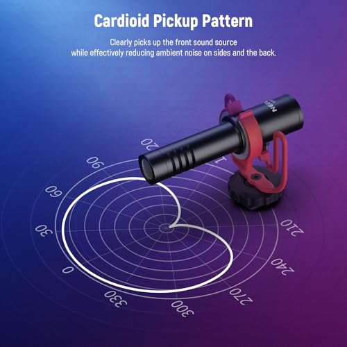 NEEWER KM17 USB C Microphone Noise Cancelling Plug & Play High Sensitivity Cardioid Vlog Interview Mic with Shock Mount Compatible with iPhone 16 Pro Max Android DJI Pocket 3 Insta360 - style: KM17
