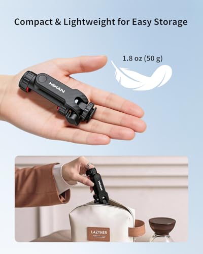 Lightweight Universal Phone Tripod Mount Adapter with 1/4" Screw and Cold Shoes, 360° Rotates Adjustable Smartphone Clamp Holder, Compatible with iPhone/Samsung/Andriods/Camera for Photography - style: Lightweight-Plastic