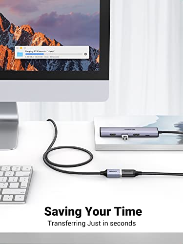 UGREEN 2 Pack USB Extension Cable, (15 FT+ 15 FT) USB Extender Nylon Braided Compatible with Webcam, Camera, Phone, USB hub, Mouse, Keyboard, Printer, Hard Drive, Headset - size: 15 FT