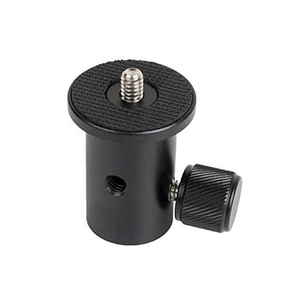 Mounting Adapter Converts Standard 5/8" (16mm) Female Light Stand Tip or Stabilizer Spring Arm Rod to 1/4" x 20 Thread for Camera,Flash Light,Gimbal