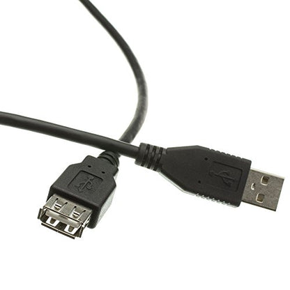 CableWholesale 3 feet USB 2.0 Extension Cable, Black, Type A Male/Type A Female Plug, A Male to A Female High Speed USB Extension Cable, USB Extension Cable Male to Female - size: 3 feet