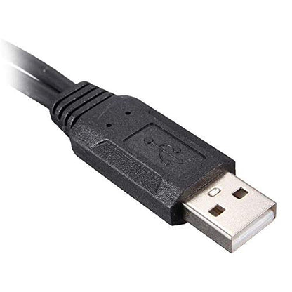 USB 2.0 Adapter, Dual USB Female Jack Y Splitter Charger Cable (2 Pack) for Laptop/Tablet/Smartphone Data Transmission/Charging