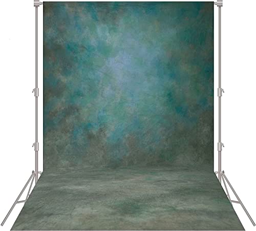 Abstract Professional Photography Backdrop for Portrait Photo Props Booth Background Photoshoot Studio with Polyester Fabric Roller Pocket on Top (8x10ft,Green,No Stand) - color: Dark Green, size: 8'x10'