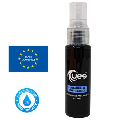 UES Professional Camera Cleaning Kit with Hard Travel Case - DSLR & Mirrorless Maintenance Bundle: 2-in-1 Lens & Sensor Cleaner, Air Blower, Pen, Microfiber Screen Cloths & 10 APS-C 16mm Swabs - size: APS-C Cleaning Kit