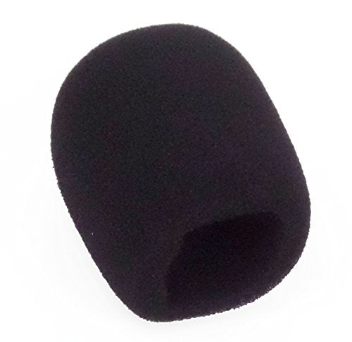 SM57 Pop Filter - Mic Windscreen Narrow for Barrel Style Instrument Microphone, Performance Plus Deluxe Black Foam (WS-2) - color: Barrel