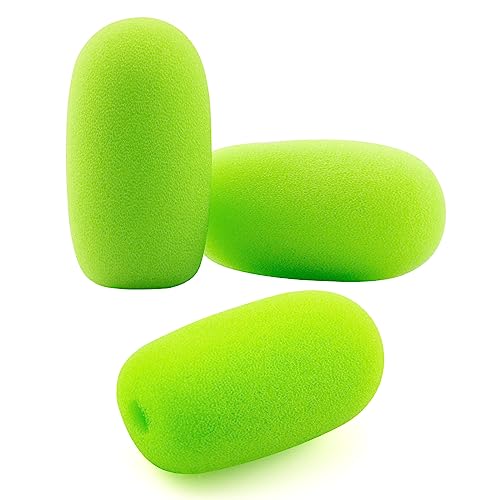 LEFXMOPHY for BlueParrott B250-XTS Foam Replacement for Blue Parrott B250 B350 B450 B550 C400 S450 Noise canceling Headset Microphone Pop Filter Windscreen Mic Cover, 3-Pack Green
