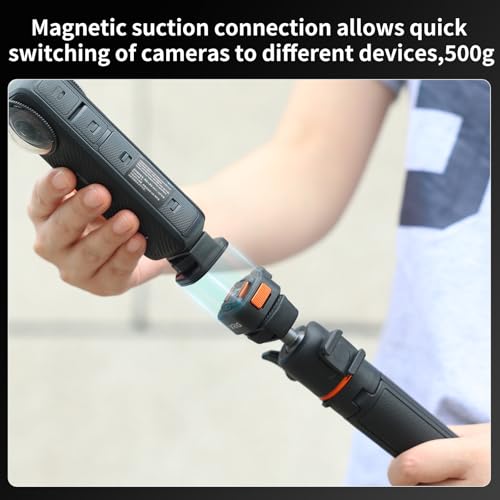 VRIG Camera Tripod Quick Release Plate Universal Mount Magnetic Base Adapter with 1/4 Screw Hole, Suitable for Claw Mini Series (1/4 Base) - size: 1/4 base