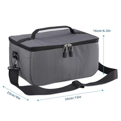 Koolertron Dslr Camera Insert Bag Purse Universal Liner Lens Pouch Partition Protective Cover Waterproof Sleeve for Cannon/Nikon/Sony (Grey) - color: Grey