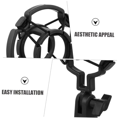 BESPORTBLE 4pcs Microphone Stand Kit Desk Mount Shock Absorbing Arm Mic Holder for Recording Streaming and Studio Use