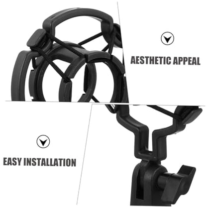 BESPORTBLE 4pcs Microphone Stand Kit Desk Mount Shock Absorbing Arm Mic Holder for Recording Streaming and Studio Use